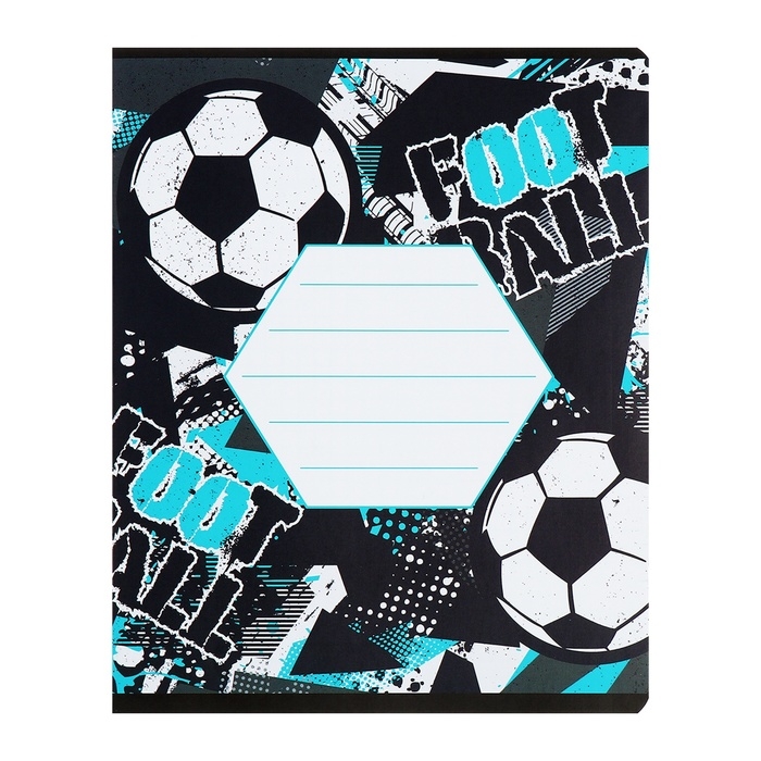 Комплект тетрадей из 10 штук, 12 листов в клетку Calligrata Комплект тетрадей из 10 штук, 12 листов в клетку Calligrata "Футбол", обложка мелованная бумага, ВД-лак, блок офсет, 5 видов по 2 штуки