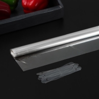 Рукав для запекания Доляна, 30 см &times; 5 м, с клипсами