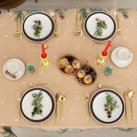 Скатерть новогодняя Этель &laquo;Новый год: Fir branches&raquo; 144х110см, 100%хл, 190г/м2