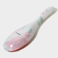 Подставка стеклянная под ложку Доляна &laquo;Пионы&raquo;, 23,5&times;8,3 см