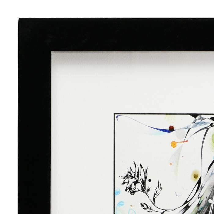 Картина "Абстракция. Девушка" 35х35(39х39) см