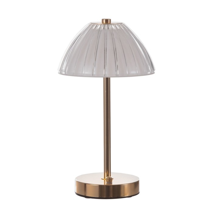 Настольная лампа сенсорная Настольная лампа сенсорная "Гелия" LED 10Вт АКБ золото 15х15х30 см