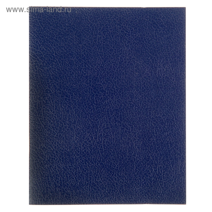 Тетрадь 96 листов клетка "Синяя", обложка бумвинил