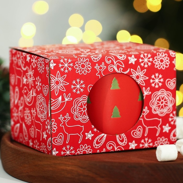 Новый год! Кружка керамическая &laquo;Новогодняя сказка&raquo;, 320 мл, цвет красный