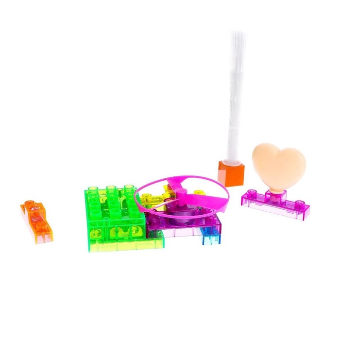 Конструктор блочный-электронный &laquo;Пропелер&raquo;, 4 схемы, 8 деталей, в пакете