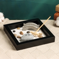 Сад камней "Тетсуо" 17х17х3см Сад камней "Тетсуо" 17х17х3см