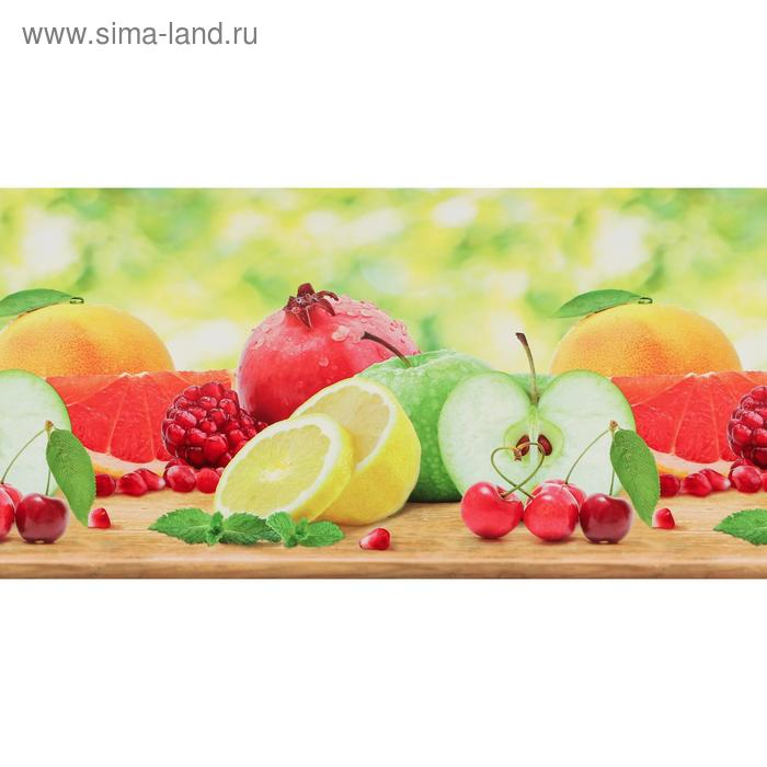 Кухонный фартук ПВХ "Фрукты" пластик 3000x600мм