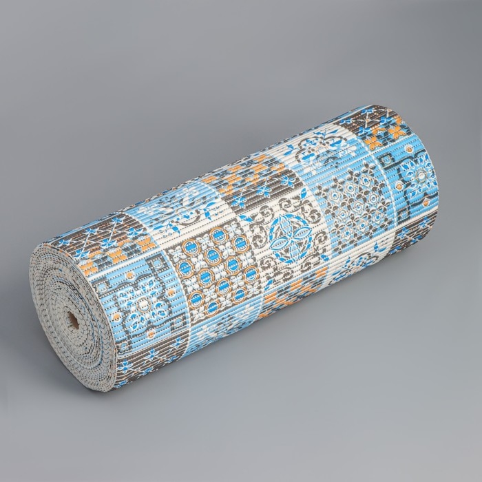 Коврик для ванной комнаты «Преображение», ширина 65 см, рулон 15 м, цвет оранжево-синий Коврик для ванной комнаты «Преображение», ширина 65 см, рулон 15 м, цвет оранжево-синий