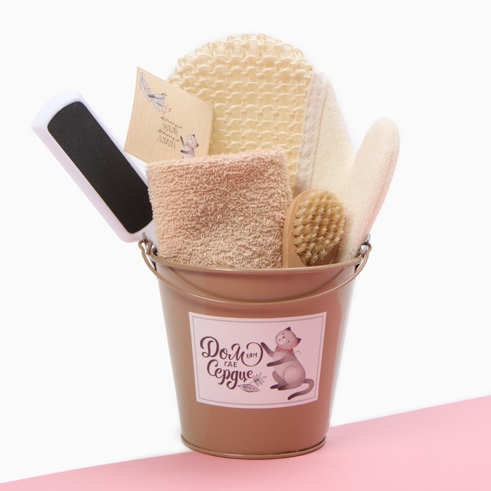 Набор подарочный Этель Home sweet home полотенце и аксессуары Набор подарочный Этель Home sweet home полотенце и аксессуары