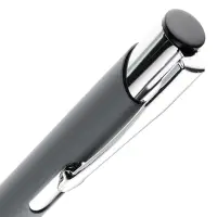 Ручка шариковая Keskus Soft Touch, серая Ручка шариковая Keskus Soft Touch, серая