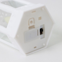 Ночник "Фонарь со свечей" LED от батареек 3хLR44 белый 6,3х5,5х11,5 см RISALUX