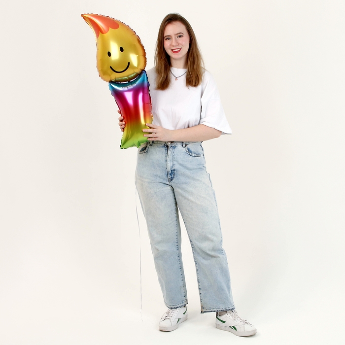 Набор шаров &laquo;Happy birthday. Свеча&raquo;, латекс, фольга, набор 7 шт.