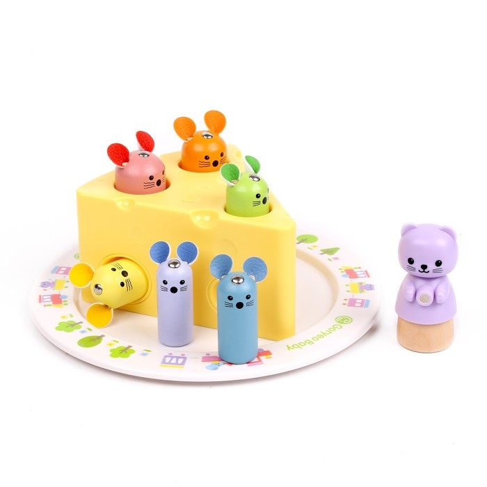 Детская развивающая рыбалка &laquo;Сыр&raquo; 21х21х7 см