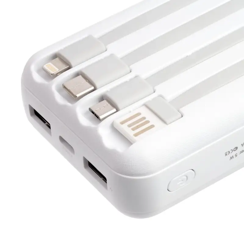 Внешний аккумулятор Omni XL 20000 мАч, белый Внешний аккумулятор Omni XL 20000 мАч, белый