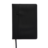 Ежедневник недатированный A5, 160 листов, deVENTE.Klint, твёрдая обложка из искусственной кожи с поролоном, кремовый блок 70 г/м2, чёрный