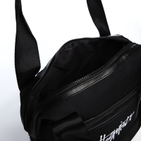 Рюкзак на молнии, 2 наружных кармана, цвет чёрный Рюкзак на молнии, 2 наружных кармана, цвет чёрный