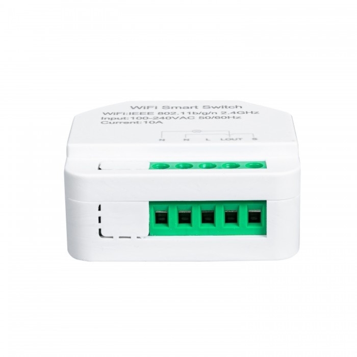 Умное мини реле Sibling Powerswitch-M, Wi-Fi, 10A, 220В, одноканальное, белое Умное мини реле Sibling Powerswitch-M, Wi-Fi, 10A, 220В, одноканальное, белое