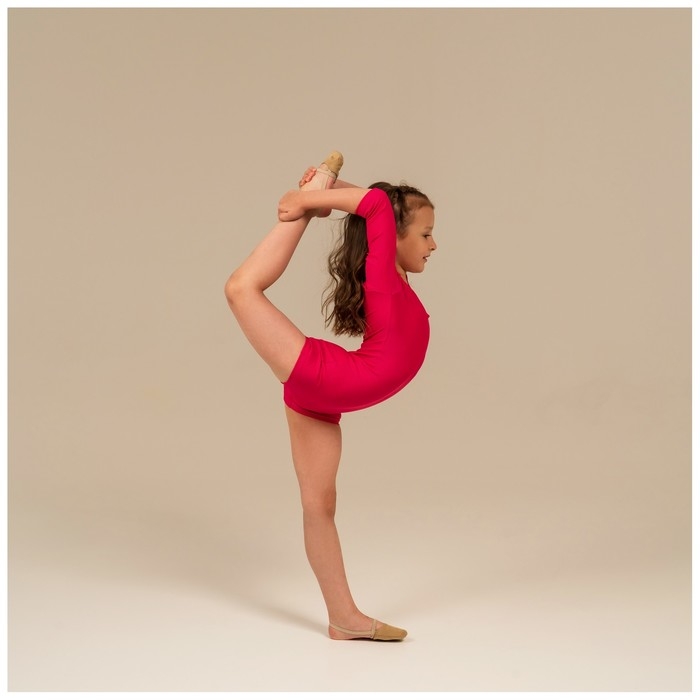 Купальник для гимнастики и танцев Grace Dance, р. 38, цвет малина