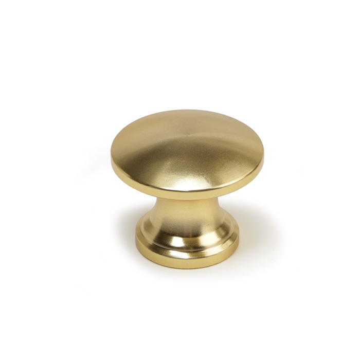 Ручка кнопка CAPPIO RK148, d=24 мм, цвет сатиновое золото