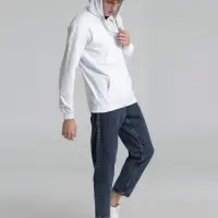 Толстовка на молнии с капюшоном Unit Siverga белая, размер 3XL