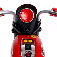 Детский электромобиль &laquo;Чоппер&raquo;, с аккумулятором, световые и звуковые эффекты, цвет красный