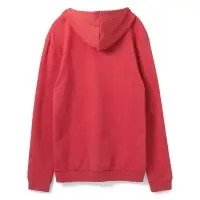 Толстовка с капюшоном унисекс Hoodie, красный меланж, размер M