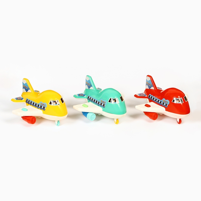 Игрушка детская Игрушка детская "Самолет №13", пластик, 18 х 17 х 10 см, МИКС
