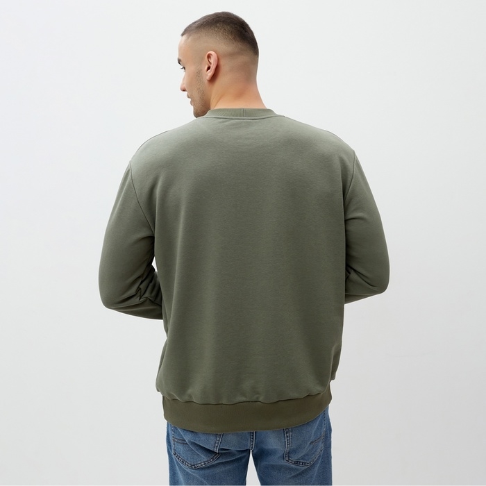 Джемпер мужской MINAKU: Basic line MAN  , цвет хаки, р-р 44