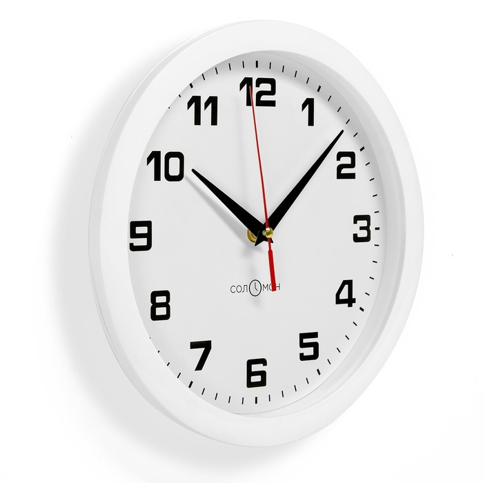 Часы настенные, d-28 см, интерьерные, Классика, бесшумные