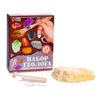 Набор геолога, серия «Природные камни», 12 видов камней Набор геолога, серия «Природные камни», 12 видов камней
