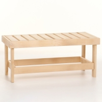 Скамейка "Топчан" 90х40х45 см лиственные породы Скамейка "Топчан" 90х40х45 см лиственные породы