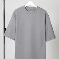 Футболка оверсайз унисекс Kosmos 2.0, светло-серая, размер M/L