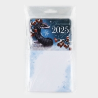 Магнит новогодний с блоком для записей &laquo;Новый год: Новогодний МИКС&laquo;Новый год: , 8 х 14 см