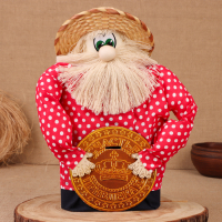 Оберег - домовой "Большой Берендей с копилкой", h = 38 см, микс Оберег - домовой "Большой Берендей с копилкой", h = 38 см, микс