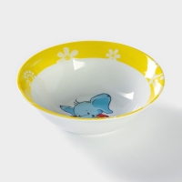 Набор детской посуды из керамики Доляна «Слонёнок», 3 предмета: кружка 230 мл, миска 400 мл, тарелка d=18 см Набор детской посуды из керамики Доляна «Слонёнок», 3 предмета: кружка 230 мл, миска 400 мл, тарелка d=18 см