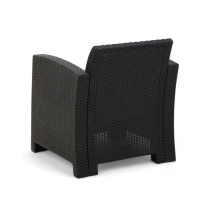 Набор кресел Бора 68 х 66 х 76 см, антрацит, 2 штуки Набор кресел Бора 68 х 66 х 76 см, антрацит, 2 штуки