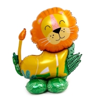 Шар фольгированный 30" &laquo;Лев на подставке&raquo;, под воздух