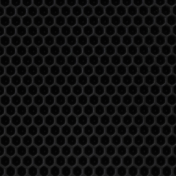 Коврик eva универсальный Grand Caratt, Соты 140 х 66 см, черный