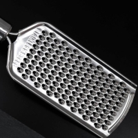 Тёрка для сыра Доляна «Металлик», 24×6 см, мелкая, с ручкой, цвет серебристый Тёрка для сыра Доляна «Металлик», 24×6 см, мелкая, с ручкой, цвет серебристый