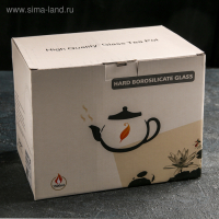 Чайник стеклянный заварочный с бамбуковой крышкой и металлическим фильтром «Эко. Бабл», 1,5 л, 26,5×14×16,5 см Чайник стеклянный заварочный с бамбуковой крышкой и металлическим фильтром «Эко. Бабл», 1,5 л, 26,5×14×16,5 см