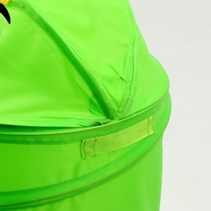 Корзина для хранения игрушек «Динозаврик» с ручками и крышкой, 55 х 33 х 33 см, зелёная Корзина для хранения игрушек «Динозаврик» с ручками и крышкой, 55 х 33 х 33 см, зелёная