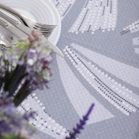 Скатерть - дорожка на стол Жемчуг 40х150см, рогожка, хлопок 100%