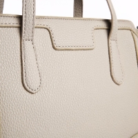 Сумка женская тоут на молнии, цвет серый