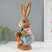 Сувенир "Ученый-зайка с морковкой" 10х12,5х34,5 см Сувенир "Ученый-зайка с морковкой" 10х12,5х34,5 см