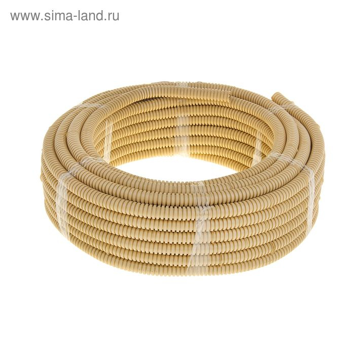 Гофротруба УРАЛ ПАК ПВХ, 16 мм, с протяжкой, 25 м, светлое дерево, ГФ-8104116-025 Гофротруба УРАЛ ПАК ПВХ, 16 мм, с протяжкой, 25 м, светлое дерево, ГФ-8104116-025