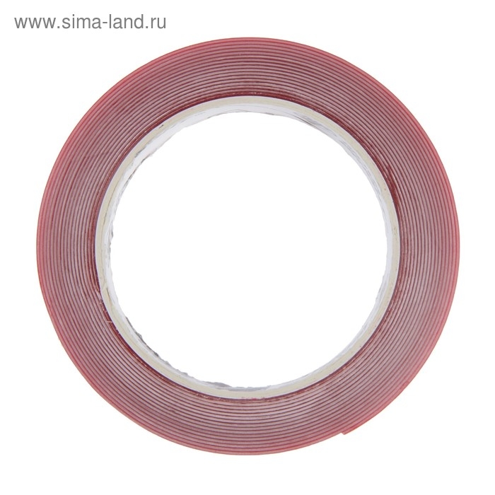 Клейкая лента Nova Bright-fusion, двусторонняя, акриловая красный + прозрачный, 22 мм х 5 м Клейкая лента Nova Bright-fusion, двусторонняя, акриловая красный + прозрачный, 22 мм х 5 м