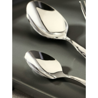 Набор столовых приборов &laquo;Цветы&raquo;, 18 предметов, толщина 1,5 мм, цвет серебряный