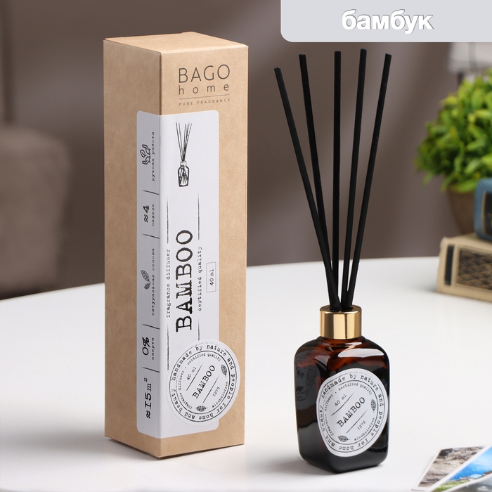 Ароматический диффузор Бамбук 40 мл. Ароматический диффузор Бамбук 40 мл.