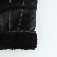 Перчатки мужские, безразмерные, с утеплителем, цвет чёрный Перчатки мужские, безразмерные, с утеплителем, цвет чёрный