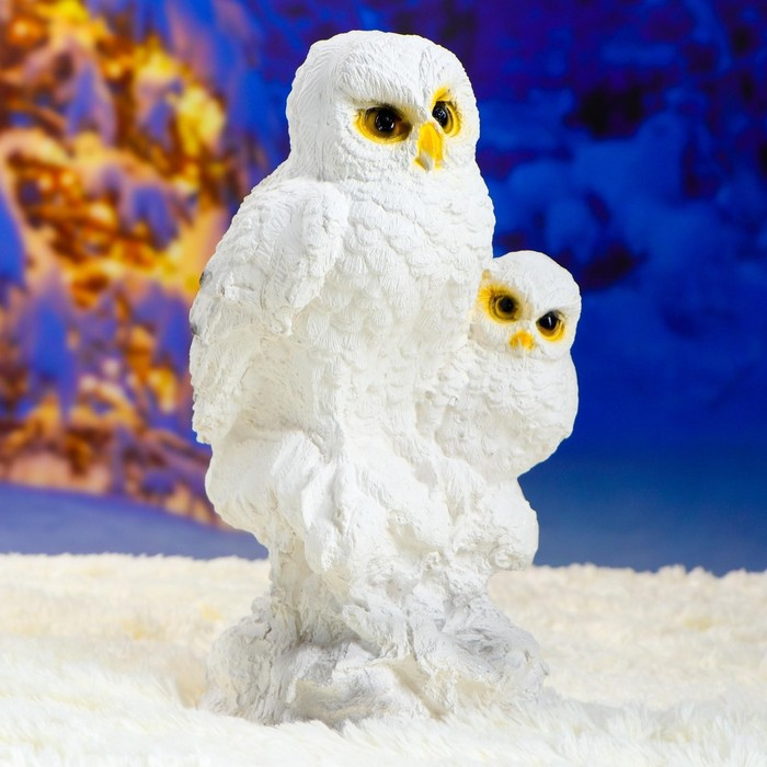 Садовая фигура Садовая фигура "Совы полярные" 33см